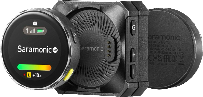Saramonic BlinkMe B2 — беспроводной смарт-микрофон 2,4 ГГц с сенсорным экраном