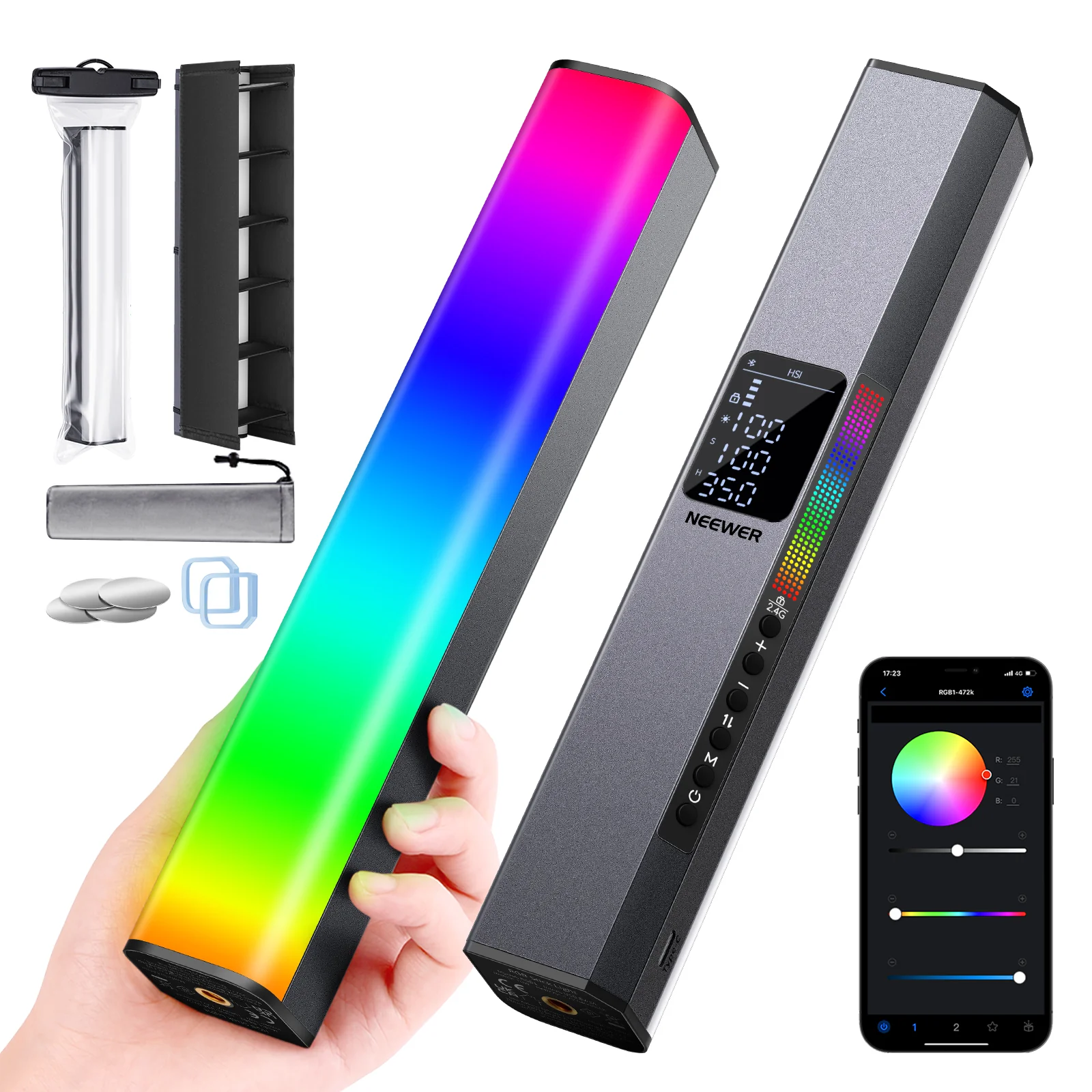  NEEWER RGB1 Magnetic Handheld Light Stick