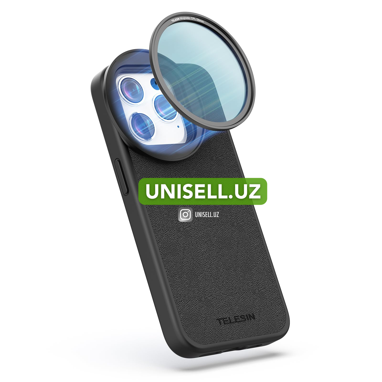 TELESIN Magnetic Filter 58 MM Phone CPL Filter P10-FLT-02