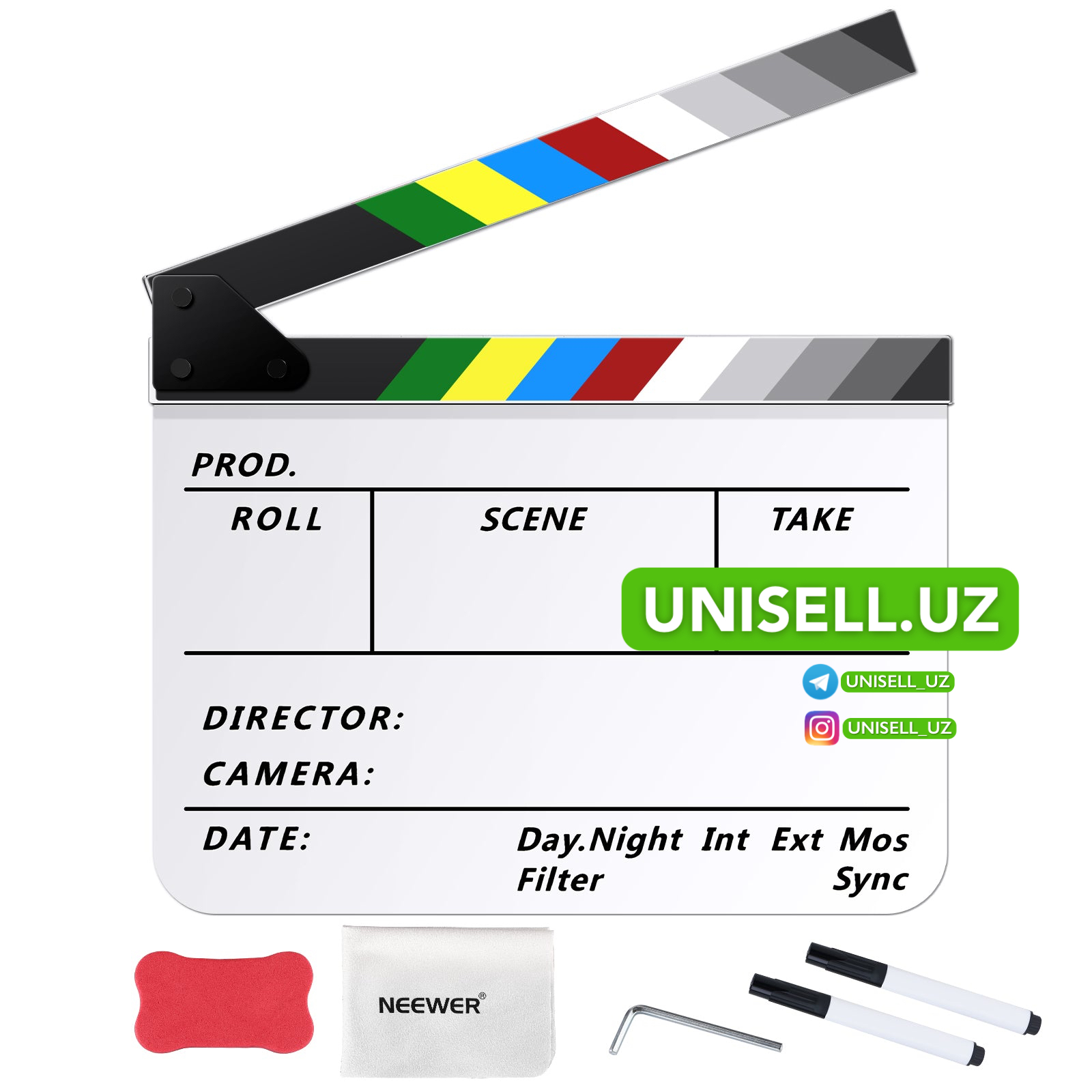 NEEWER Clapboard Cut - Акриловый Пластик Режиссерская Пленка