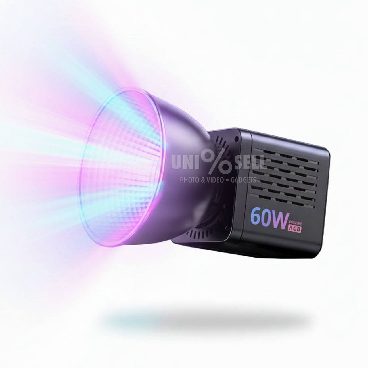 ULANZI C60RGB 60W RGB COB Video Light, Mini Led