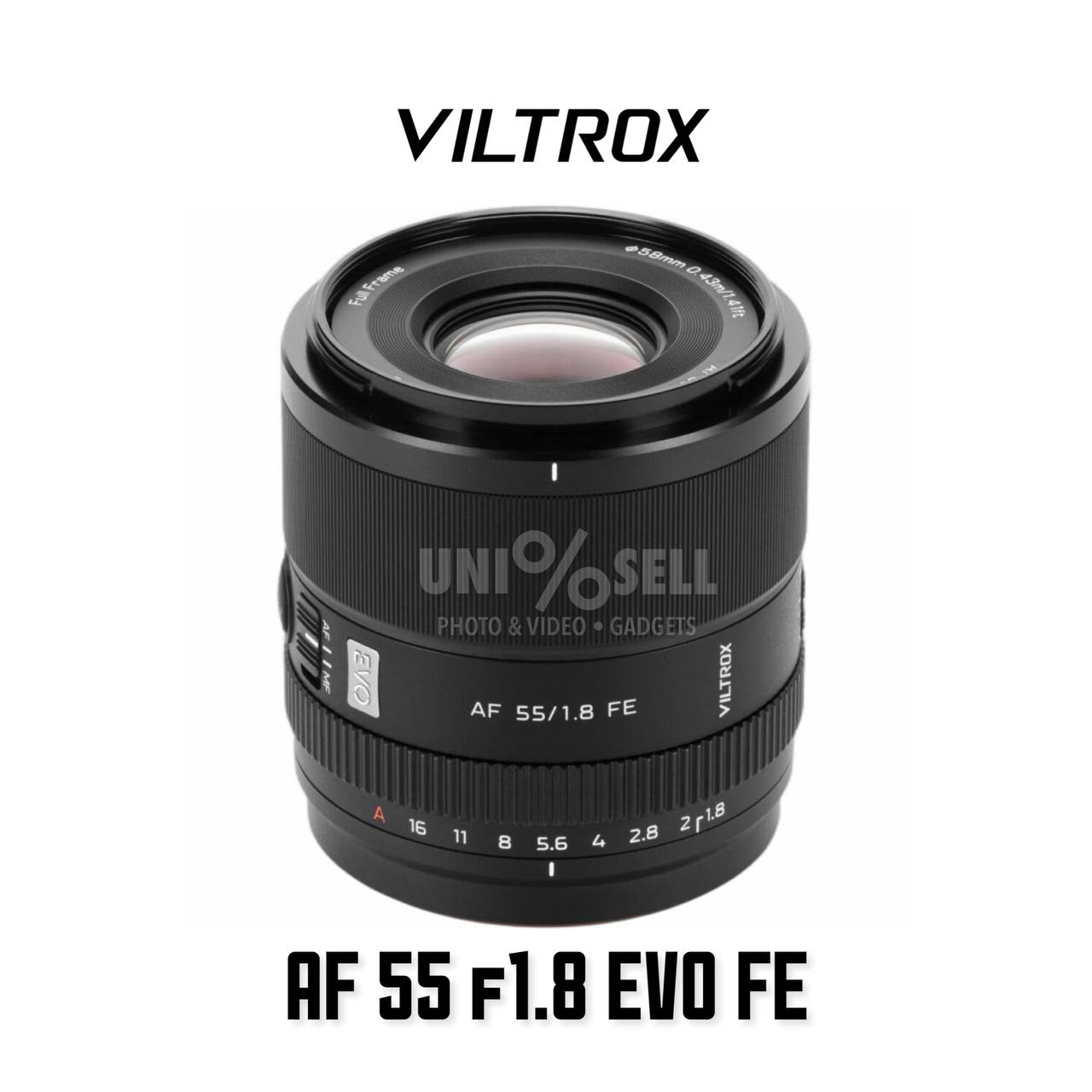 Viltrox 55mm f/1.8 EVO Lens (Sony E)