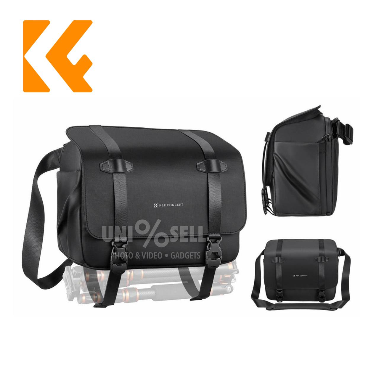 KF Concept Sling Bag 10L Urban Wander 10 (Black) KF13.163