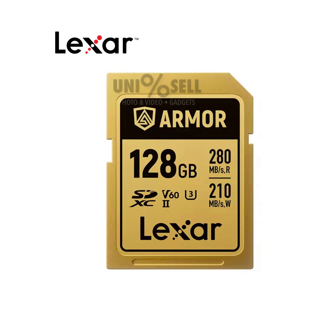 Lexar ARMOR 128Gb GOLD SDXC UHS-II Card