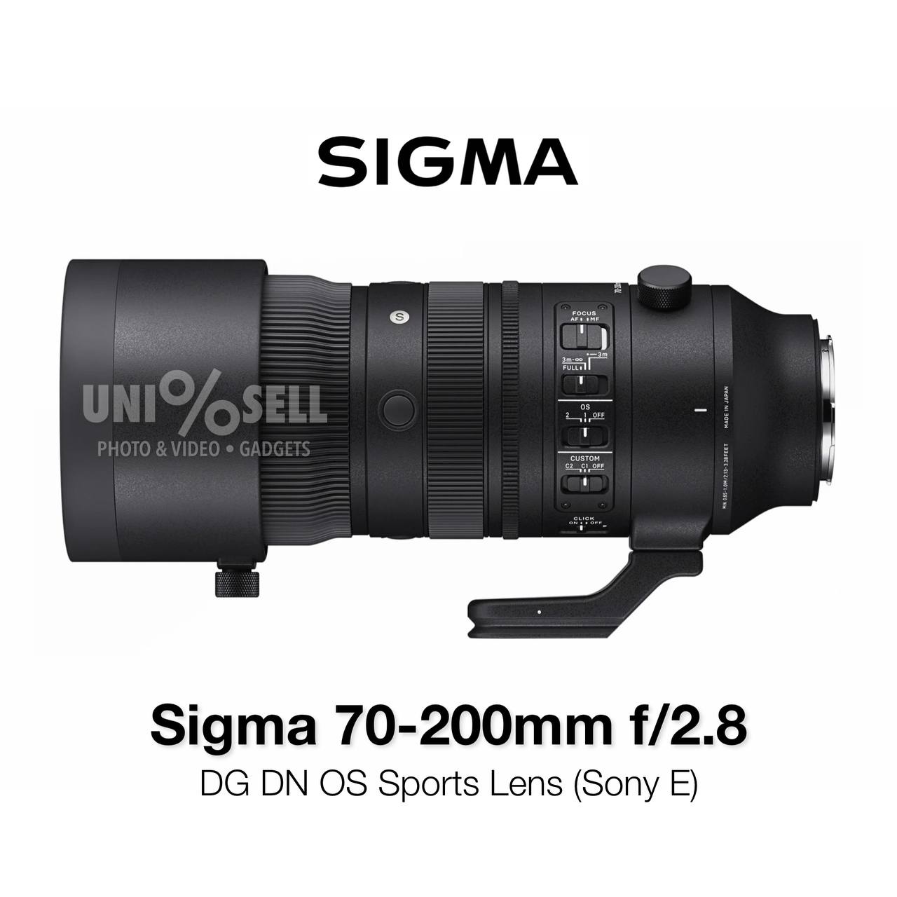 Sigma 70-200mm f/2.8 DG DN OS Sports Lens (Sony E)