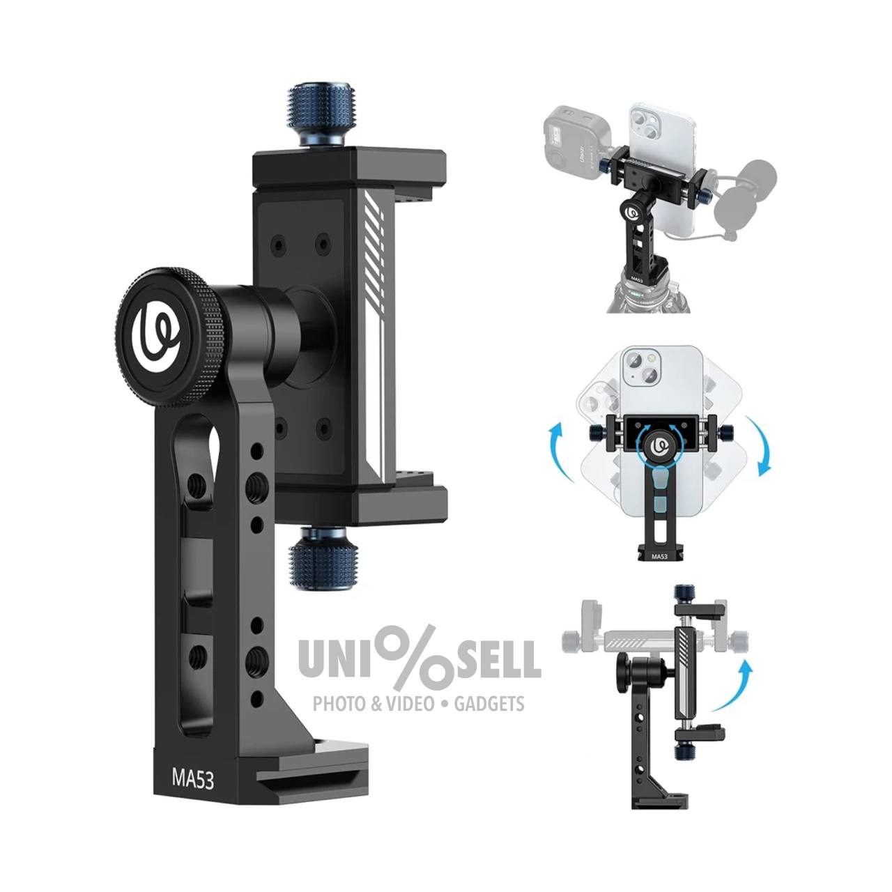 Ulanzi ST-27 Metal Phone Tripod Mount Clip