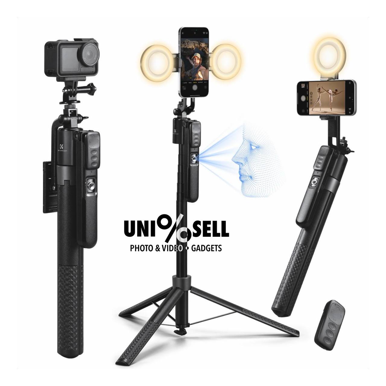 KF Concept AI Face Tracking Selfie Stick - KF15.0006