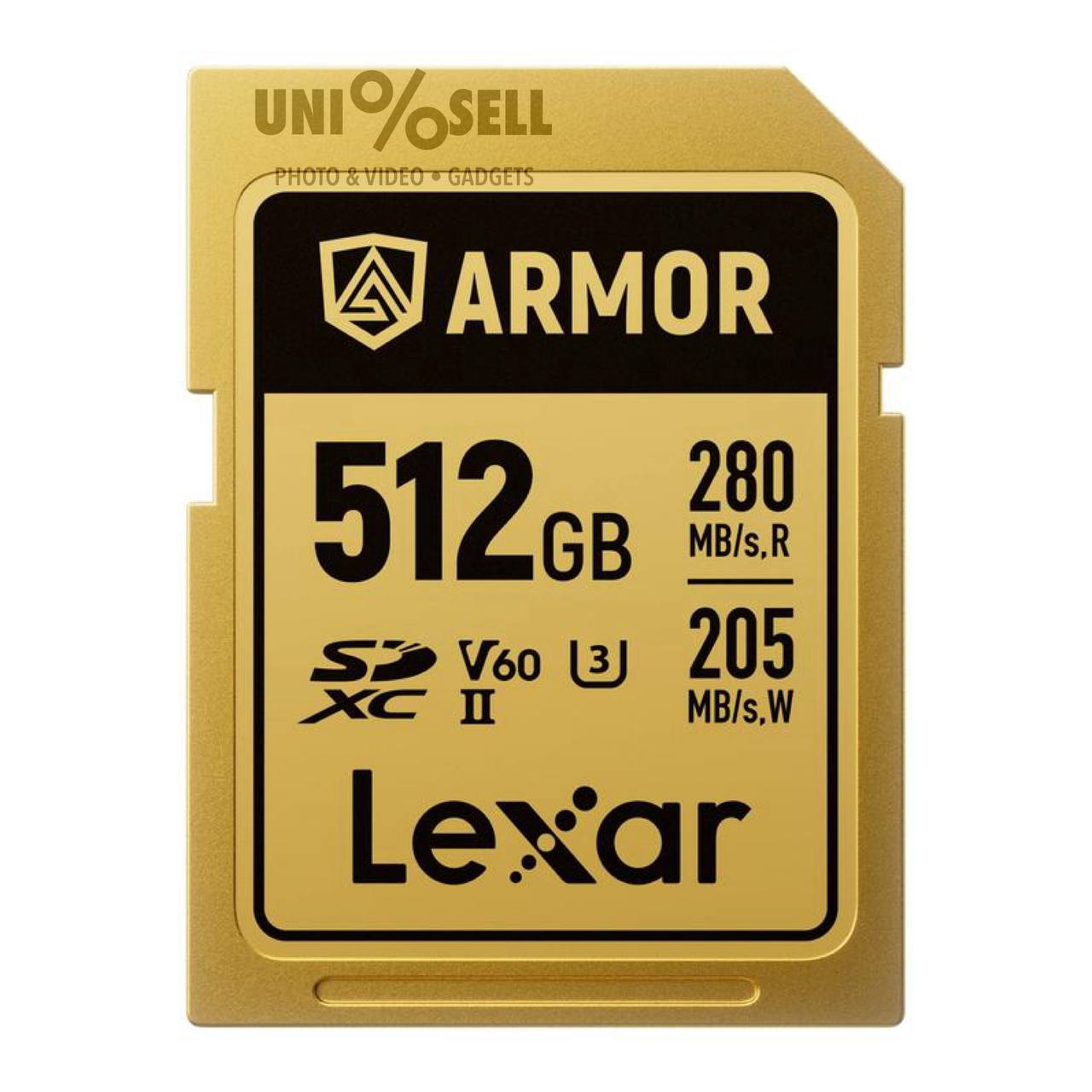 Lexar ARMOR 512Gb GOLD SDXC UHS-II Card